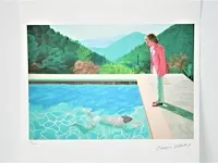 David hockney - portret van een kunstenaar (zwembad met twee figuren) - afbeelding 6 van  12