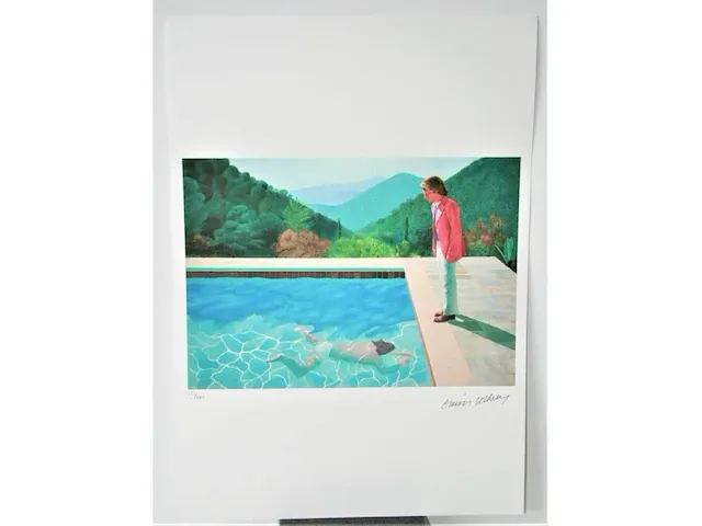David hockney - portret van een kunstenaar (zwembad met twee figuren) - afbeelding 7 van  12
