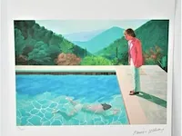 David hockney - portret van een kunstenaar (zwembad met twee figuren) - afbeelding 7 van  12