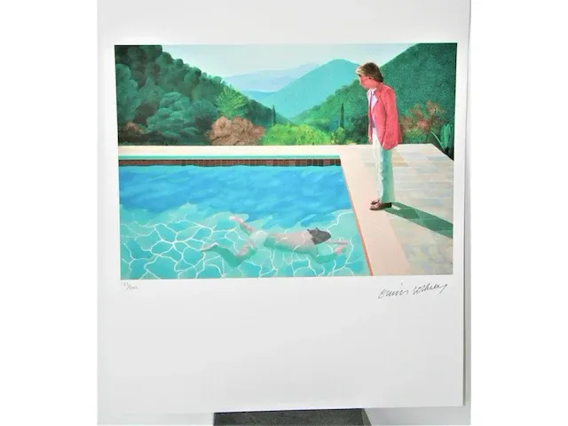 David hockney - portret van een kunstenaar (zwembad met twee figuren) - afbeelding 8 van  12