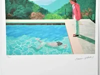 David hockney - portret van een kunstenaar (zwembad met twee figuren) - afbeelding 8 van  12