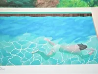 David hockney - portret van een kunstenaar (zwembad met twee figuren) - afbeelding 10 van  12