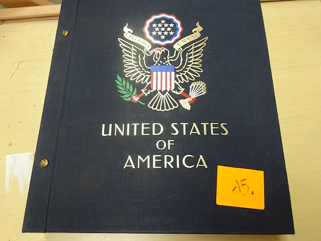 Davo album usa 1945 tot 1990 bijna volledig, gestempeld en postfris + vele andere dingen - afbeelding 1 van  6