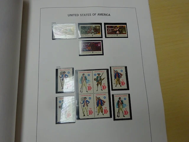 Davo album usa 1945 tot 1990 bijna volledig, gestempeld en postfris + vele andere dingen - afbeelding 3 van  6