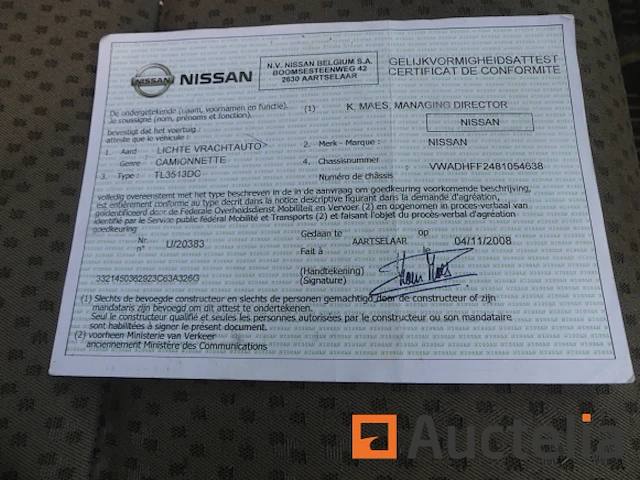 Ddubbele cabine bestelwagen en driezijdige kiepwagen nissan cabstar (2009-215.641 km) - afbeelding 38 van  54