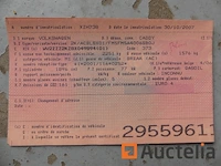 De auto van de caddy van volkswagen (2007-vin: wv2zzz2kz8x049894) - afbeelding 20 van  31