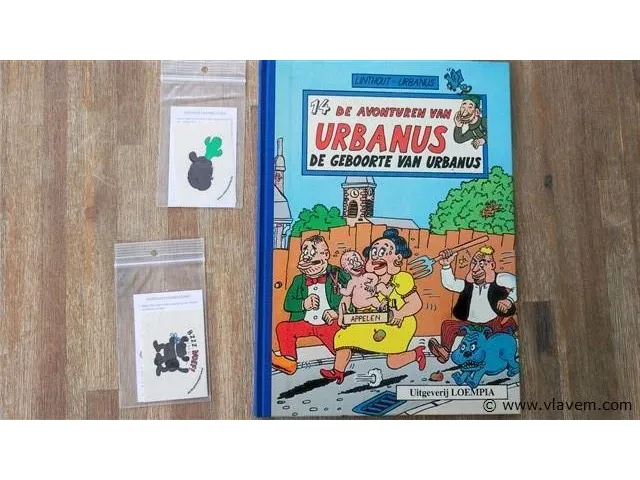 De avonturen van urbanus de geboorte van urbanus-gehandtekend, genummerd & ingebonden - afbeelding 1 van  7