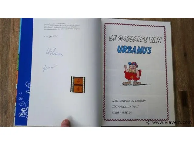 De avonturen van urbanus de geboorte van urbanus-gehandtekend, genummerd & ingebonden - afbeelding 2 van  7
