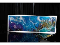 De blauwe zee van alicante 2 - elvira lopez - epoxy art - 1/1 uniek kunstwerk - afbeelding 5 van  11