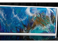 De blauwe zee van alicante 2 - elvira lopez - epoxy art - 1/1 uniek kunstwerk - afbeelding 10 van  11