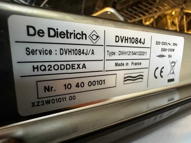 De dietrich - dvh1084j - vaatwasser (c) - afbeelding 3 van  3