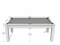 De faugères - arizona 7ft biljarttafel - gepersonaliseerd - afbeelding 2 van  10