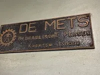 De mets hydraulische pers - afbeelding 3 van  4