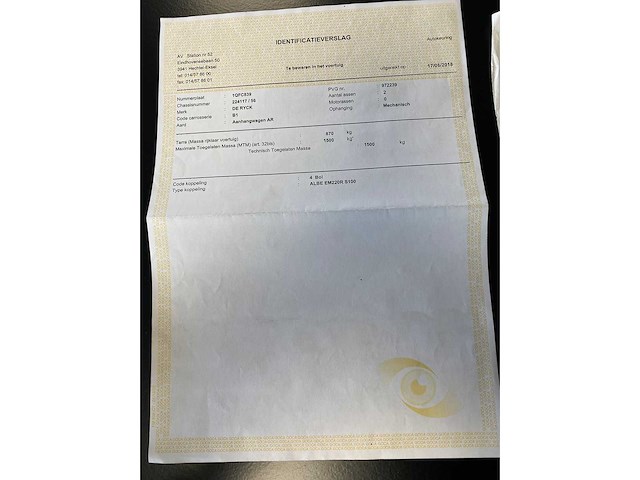 De ryck re15t gesloten aanhangwagen 2002 - afbeelding 8 van  18