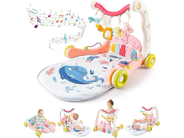 Deao 4-in-1 piano-gym speeldeken - afbeelding 1 van  5