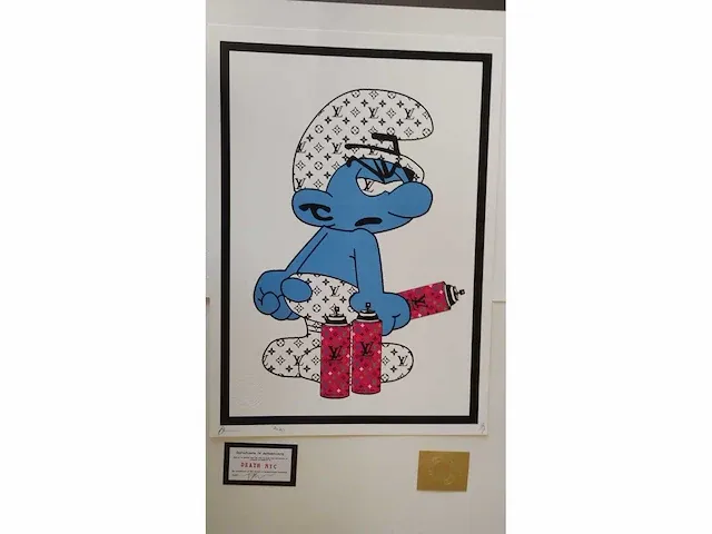 Death louis vuitton smurf - afbeelding 3 van  3