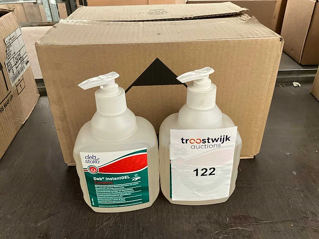 Deb stoko. doseerpomp,hygiëne handgel 400 ml. (14x) - afbeelding 2 van  2