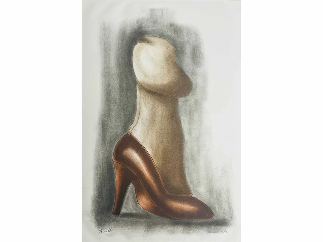 Deborah paauwe - erotic - kleurenlithografie - afbeelding 1 van  4