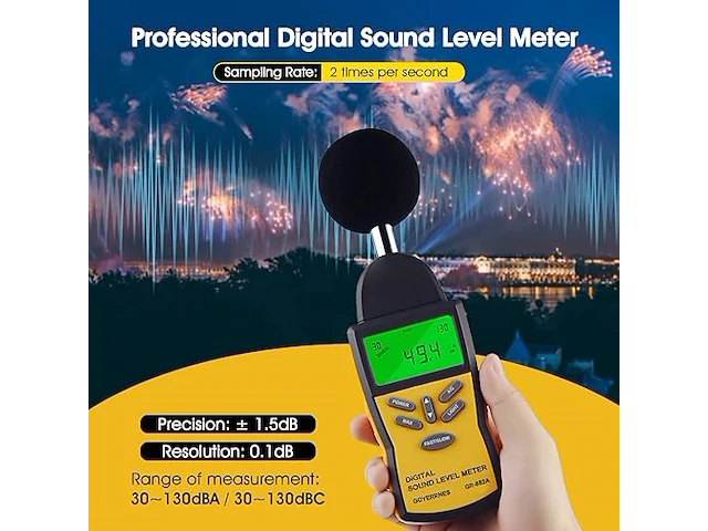 Decibel meter - afbeelding 6 van  6