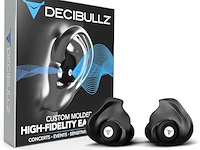 Decibullz high fidelity custom molded oordopjes - afbeelding 1 van  5