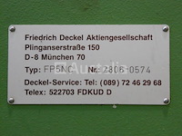 Deckel fp 5 nc cnc freesmachine 1986 - afbeelding 11 van  13