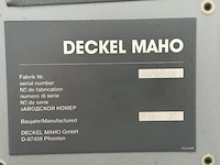 Deckel maho dmu 60t verticaal bewerkingscentrum - afbeelding 8 van  9