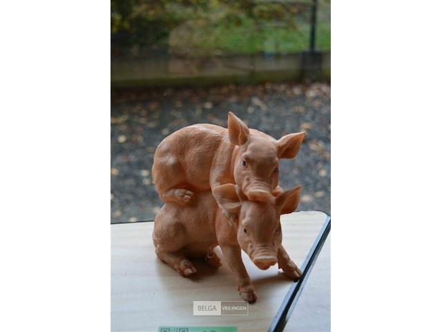 Deco 2 varkentjes - afbeelding 1 van  3