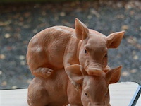 Deco 2 varkentjes - afbeelding 1 van  3