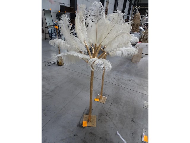 Deco boom met pluimen - afbeelding 1 van  2