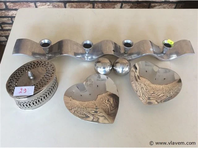 Deco items metaal - afbeelding 1 van  3