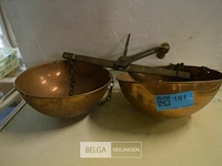 Deco koperen weegschaal - afbeelding 1 van  3