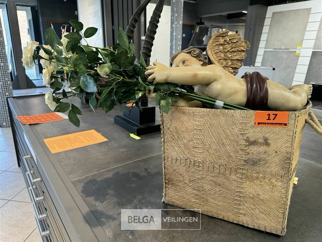 Deco mand met cupidobeeld - afbeelding 2 van  4