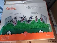 Decora voetbal taart decoratie - afbeelding 1 van  2