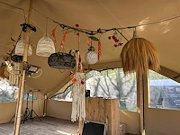 Decoratie 2de boog + extra lampen zwart - afbeelding 2 van  3