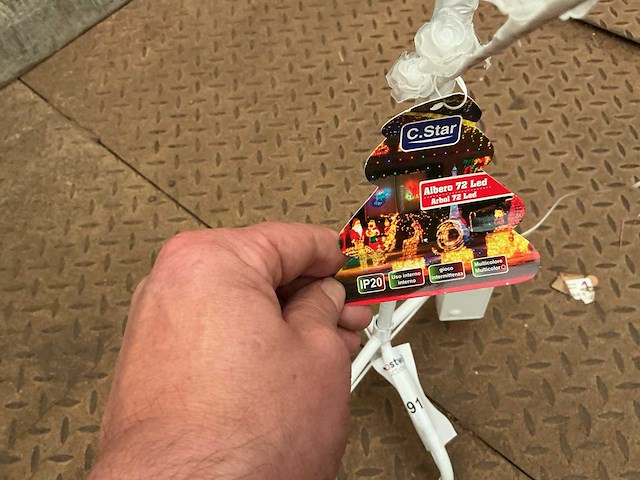 Decoratie kerstboom. (2x) - afbeelding 1 van  2