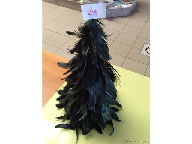 Decoratie pauwveren - afbeelding 1 van  2