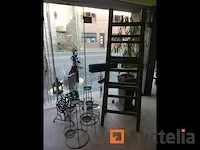Decoratie, planten, voet van de oude naaimachine,... - afbeelding 1 van  6