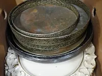 Decoratie schalen + standbeeldjes ( kip-konijn) - afbeelding 2 van  3