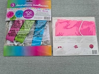 Decoratie set pompons - afbeelding 2 van  2
