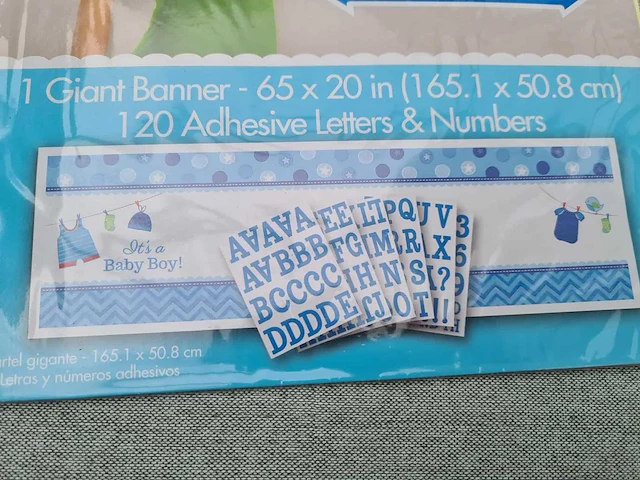 Decoratie voor babyshower/geboorte - afbeelding 2 van  2