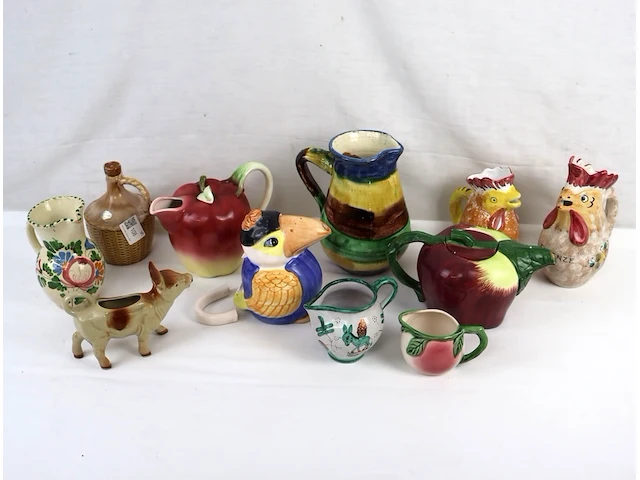 Decoratief aardewerk (x11) - afbeelding 1 van  4