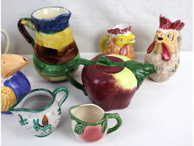 Decoratief aardewerk (x11) - afbeelding 3 van  4