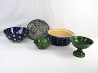 Decoratief aardewerk (x6) - afbeelding 1 van  4