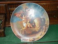 Decoratief bord met afbeelding van napoleon bonaparte te paard - afbeelding 4 van  4