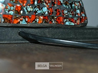 Decoratief mozaïekbeeld van een vrouwelijk torso (verlicht) - afbeelding 3 van  5