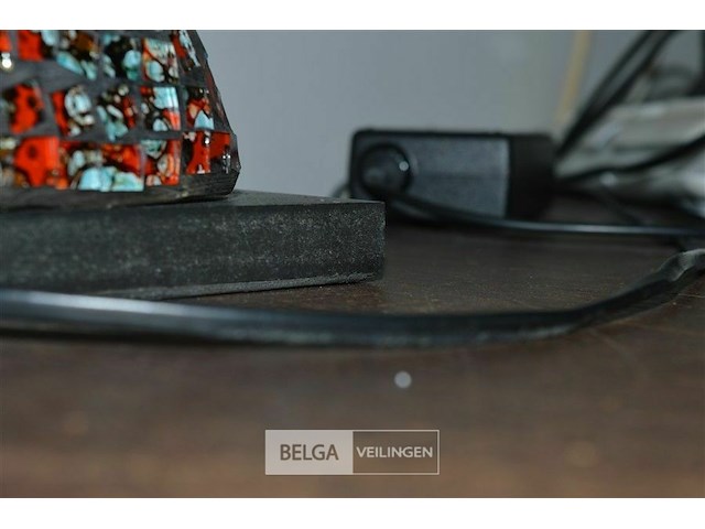 Decoratief mozaïekbeeld van een vrouwelijk torso (verlicht) - afbeelding 4 van  5