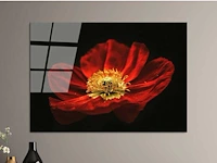 Decoratief schilderij op gehard glas - veelkleurig - 70 x 100 cm - afbeelding 1 van  12