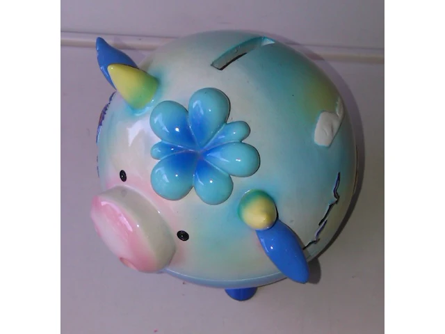 Decoratief spaar varken - afbeelding 7 van  9