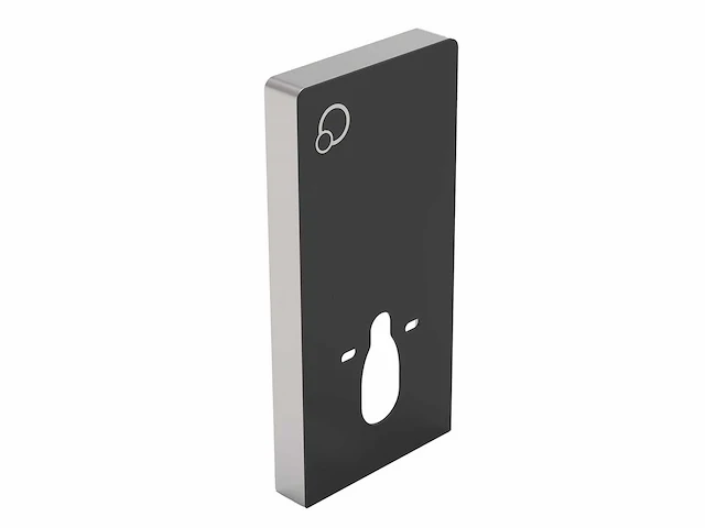 Decoratief steunframe voor hangend toilet - zwart - afbeelding 2 van  4