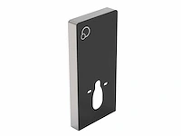 Decoratief steunframe voor hangend toilet - zwart - afbeelding 2 van  4